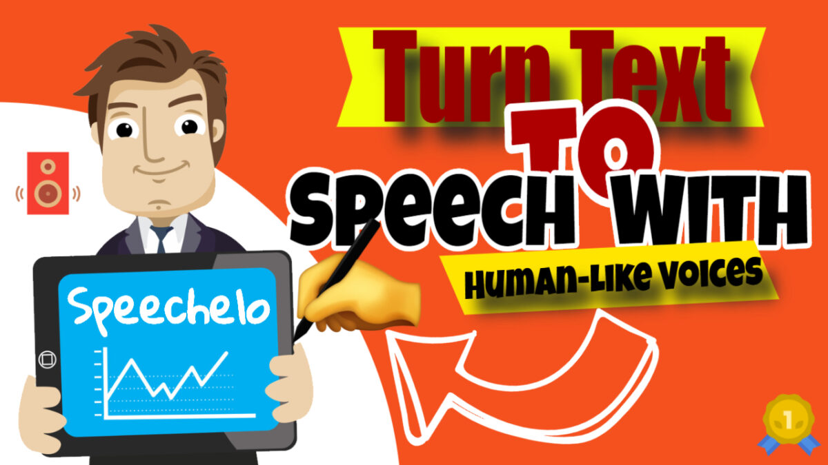 Text To Speech Real Human Voices Turn Text To Speech With Human Like Voice Video Speechelo Now 